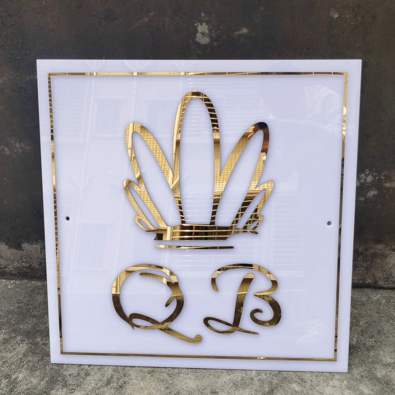 Customized Acrylic sign board shop indoor small advertising signage