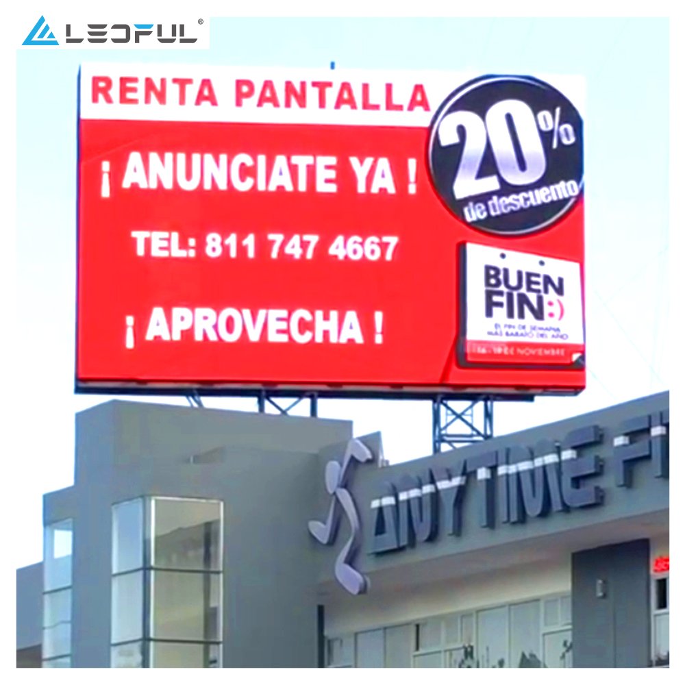 Pantallas Publicitarias HD SMD Outdoor Advertising LED Display P8 P10 RGB LED Video Wall Panel