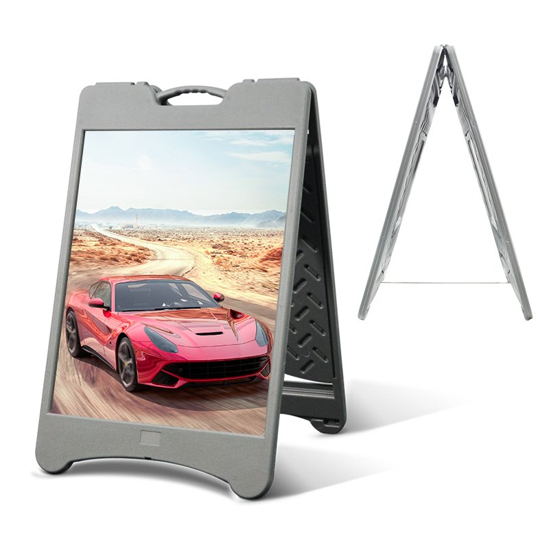 A2/60x90cm Folding A-Frame Advertising Board Portable Sidewalk Sign Pavement Sign