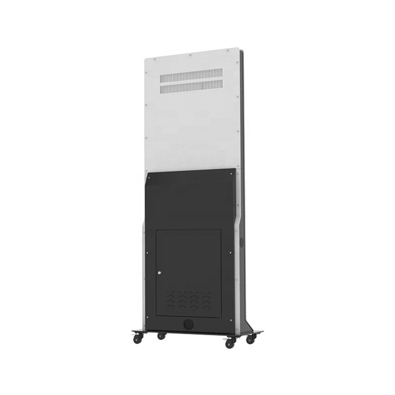 Floor standing vertical ultra-thin 43'' non touch kiosk board totem 4K full HD lcd display advertising display