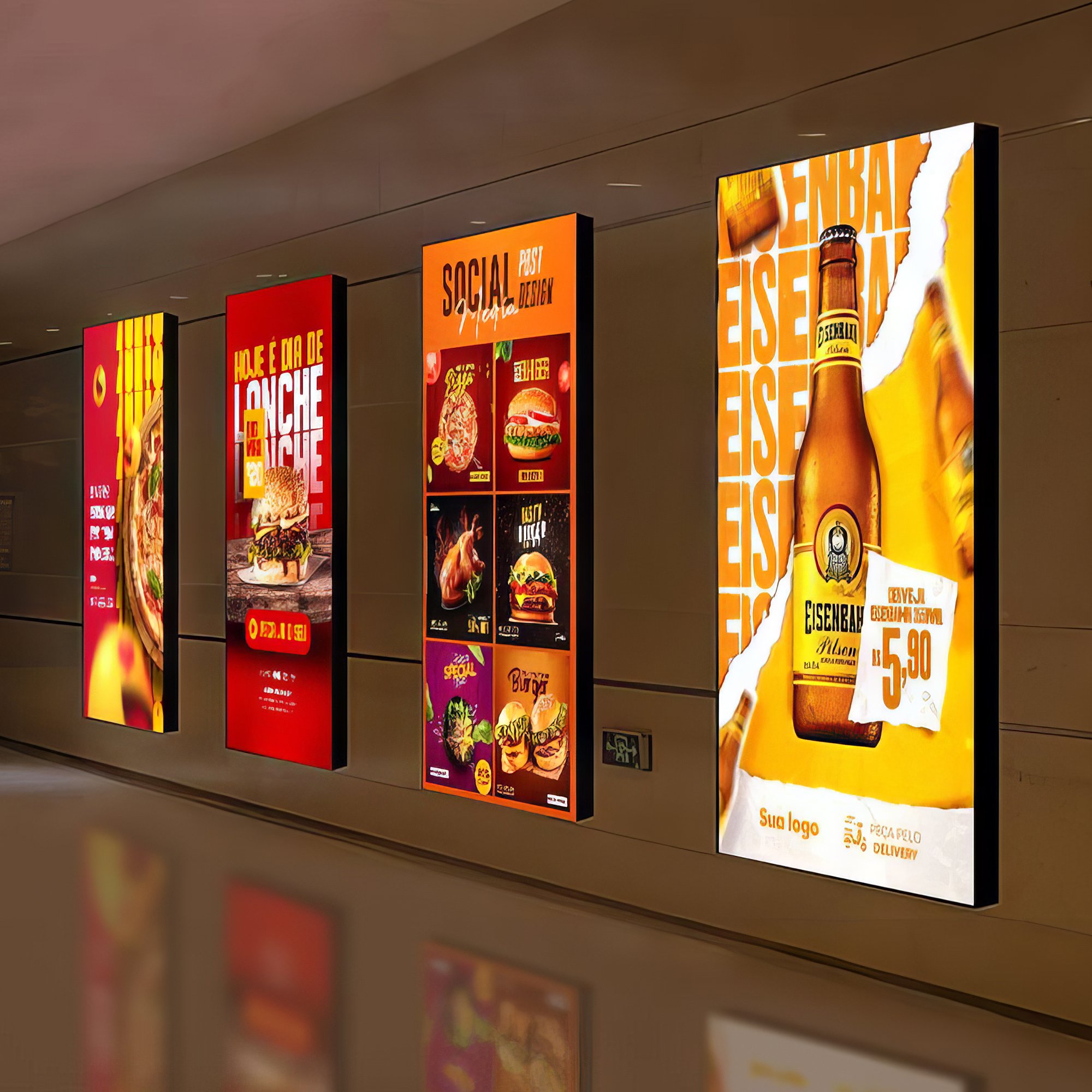 Acrylic ultra thin light box Sign display 3D LED Advertising Light Boxes led slim light box BOARD for shop menu movie