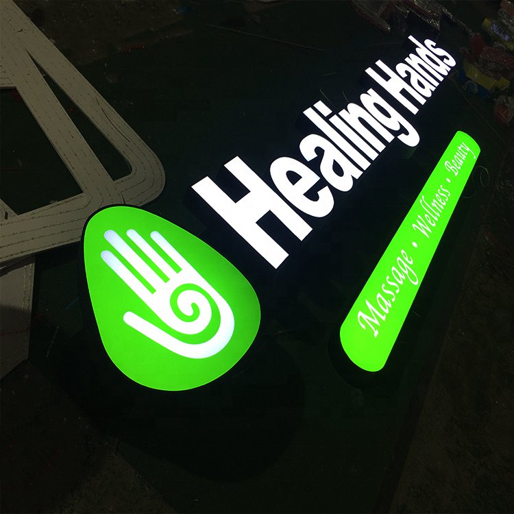 Custom 3d Led Business Signs Illuminated Outdoor Channel Letter Signs Acrylic Led Light Letters 3d custom led sign for business