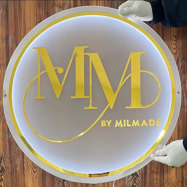 Business Sign Custom Led Backlit Letter Office Logo Acryl Neon Sign Shop Sign Board Outdoor Advertising