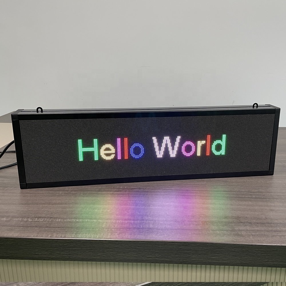 Scrolling LED Message LED Board Shop Open Sign Bus Destination Board Car Display Screen APP Programmable Digital LED Sign