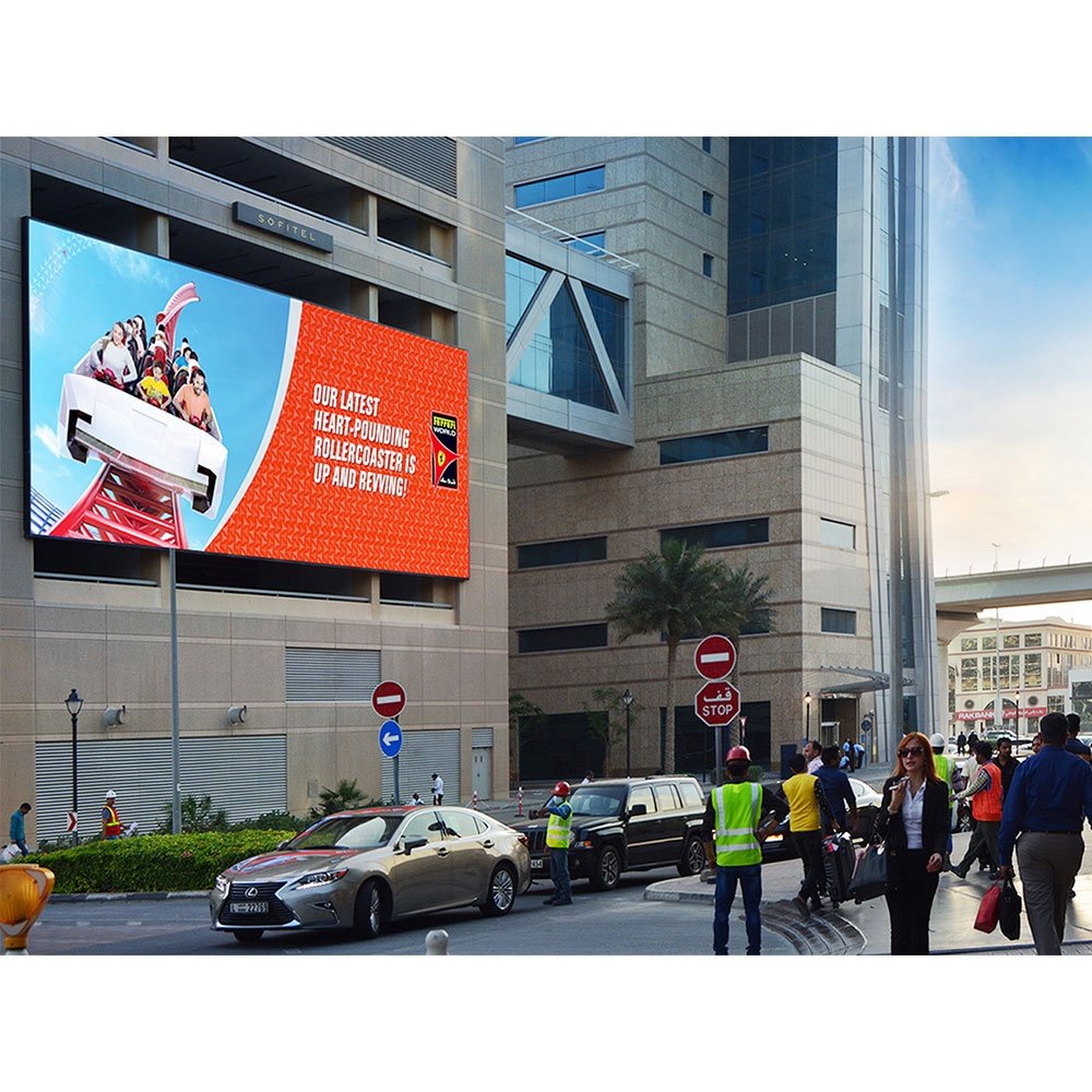 Hd Led Panel 5M External Large Outdoor Station Electric Displays Board Nova Controller For Digital Sign Advertising Screen
