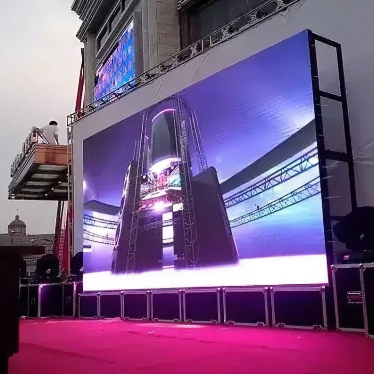 500*1000Mm Outdoor Rental Led Wall Display P4.81 Seamless Splicing Led Video Screen Stage Background Led Panel