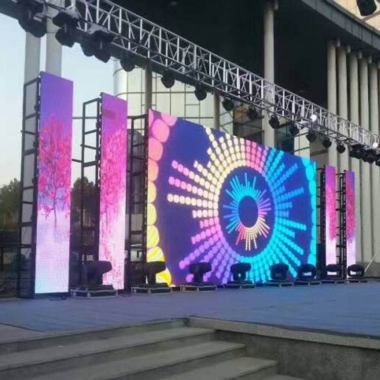 500*1000Mm Outdoor Rental Led Wall Display P4.81 Seamless Splicing Led Video Screen Stage Background Led Panel