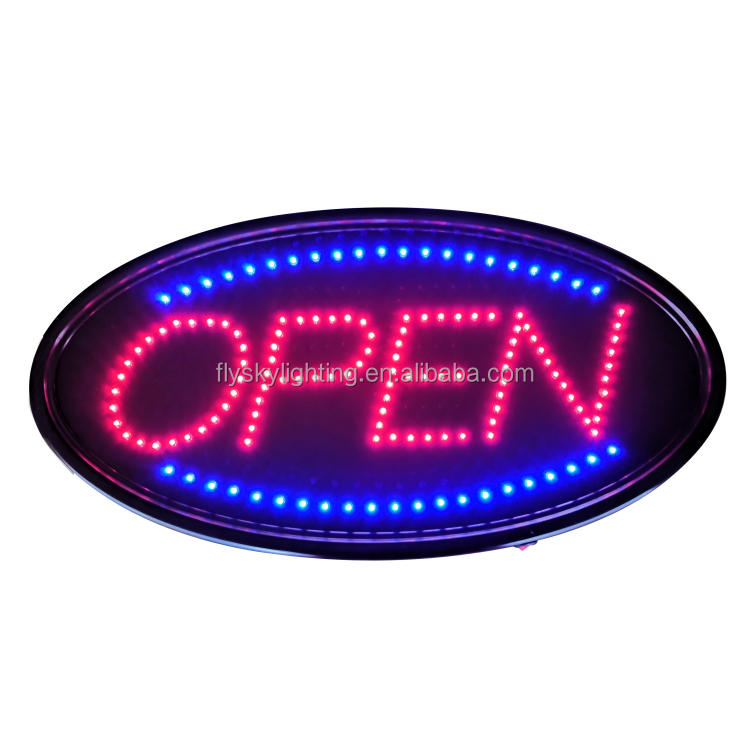 19x10 inch LED Business Arabic Open Sign Advertisement Board Electric Display Sign