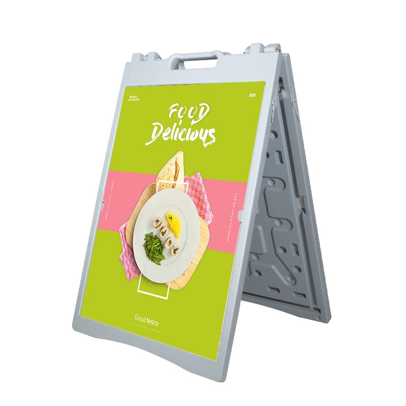 Economy Sidewalk Displays Advertising Boards Poster Stand Double-Sided Weatherproof Outdoor A Frame Signs