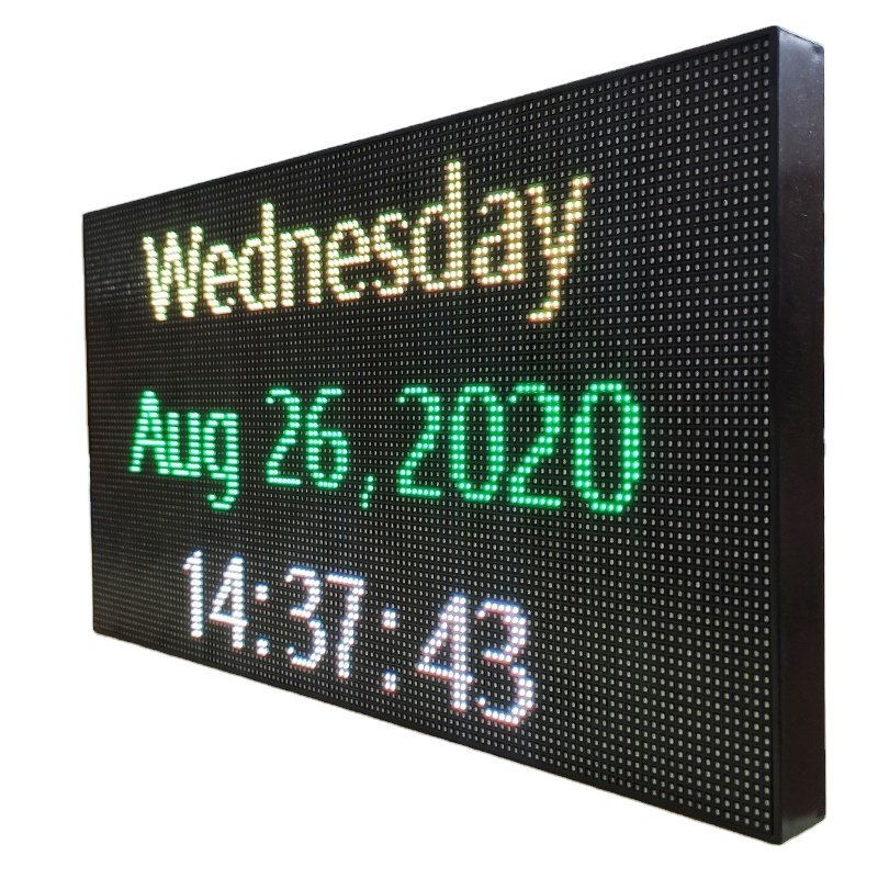 Full color programmable LED sign LED billboard indoor P2.5 32*16cm advertising sign board scrolling Message display