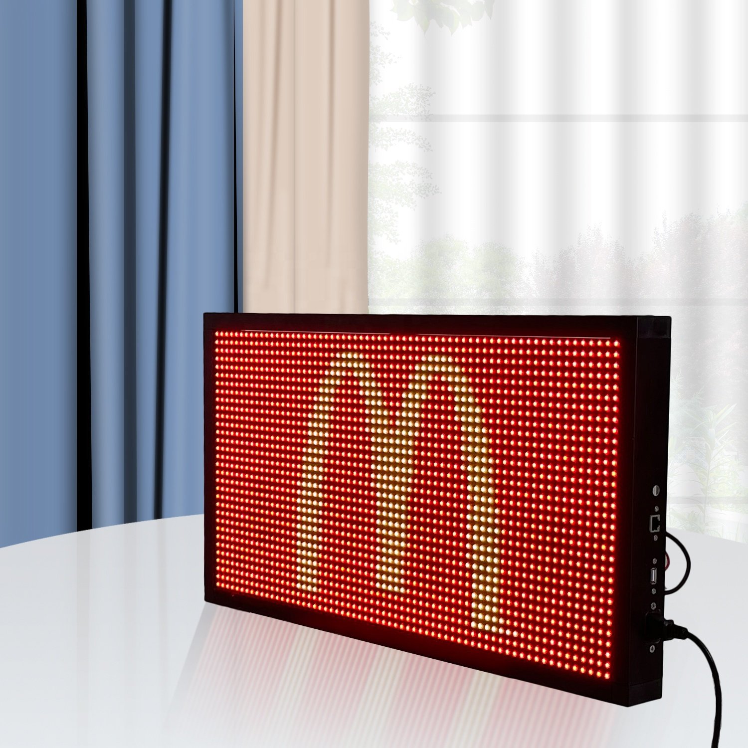 Full color programmable LED sign LED billboard indoor P2.5 32*16cm advertising sign board scrolling Message display