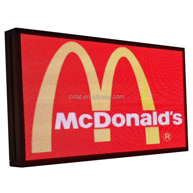 Full color programmable LED sign LED billboard indoor P2.5 32*16cm advertising sign board scrolling Message display