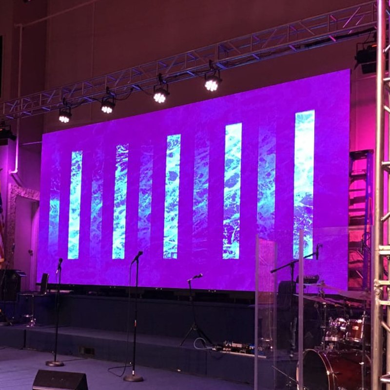 night club thin p1.86 p2 p2.5 p4 giant indoor led board display for stage event