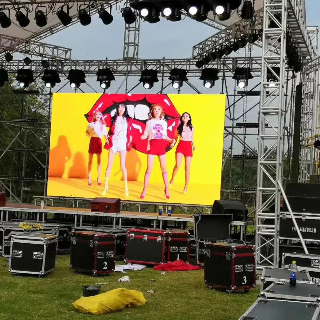 night club thin p1.86 p2 p2.5 p4 giant indoor led board display for stage event