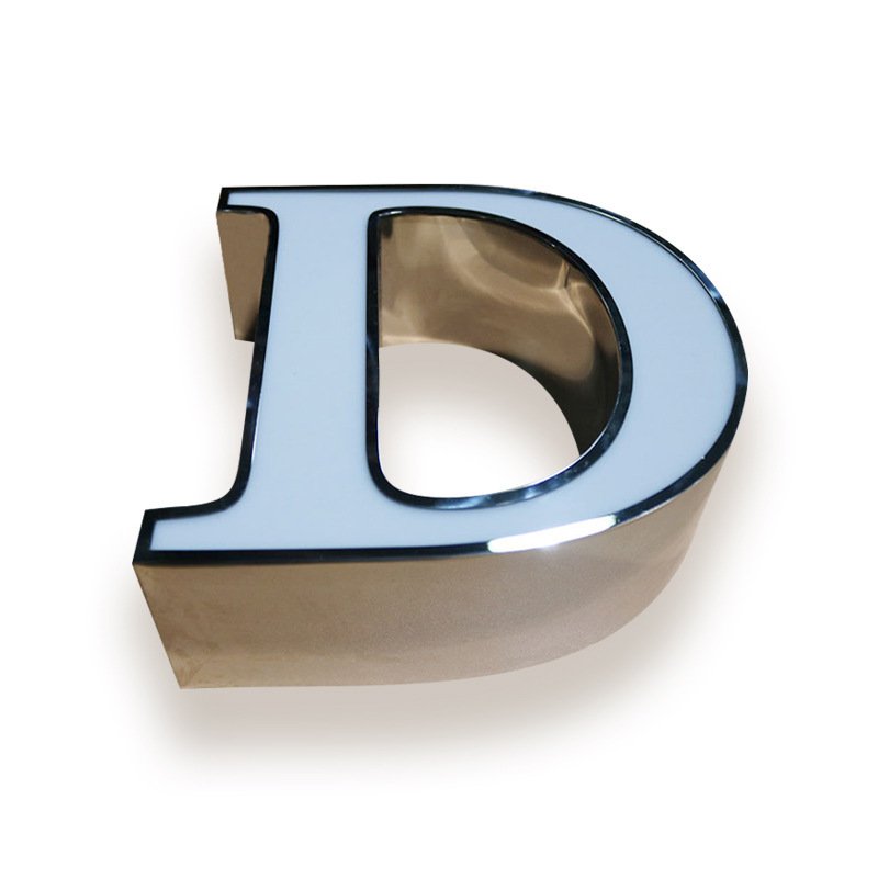 Led Billboard Stainless Steel Word Led Luminous Characters Acrylic Pvc Advertising Board Door Signboard