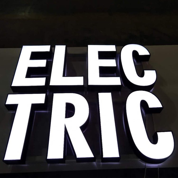 LED Illuminated Sign LED Signage Custom 3D sign led light outdoor Advertising 3D letter LED Signage custom led sign for business