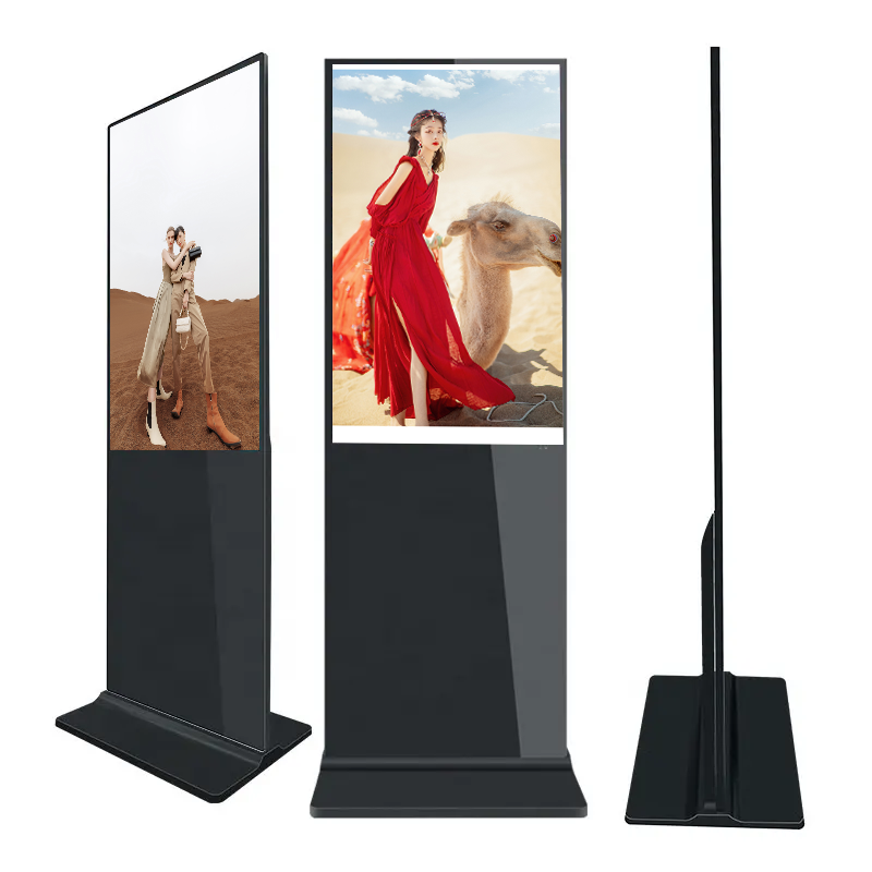 Floor Standing 32/43/50/55/65 Inch Lcd Advertising Player 4k Vertical Monitor Totem Touch Screen Kiosk Display Digital Signage