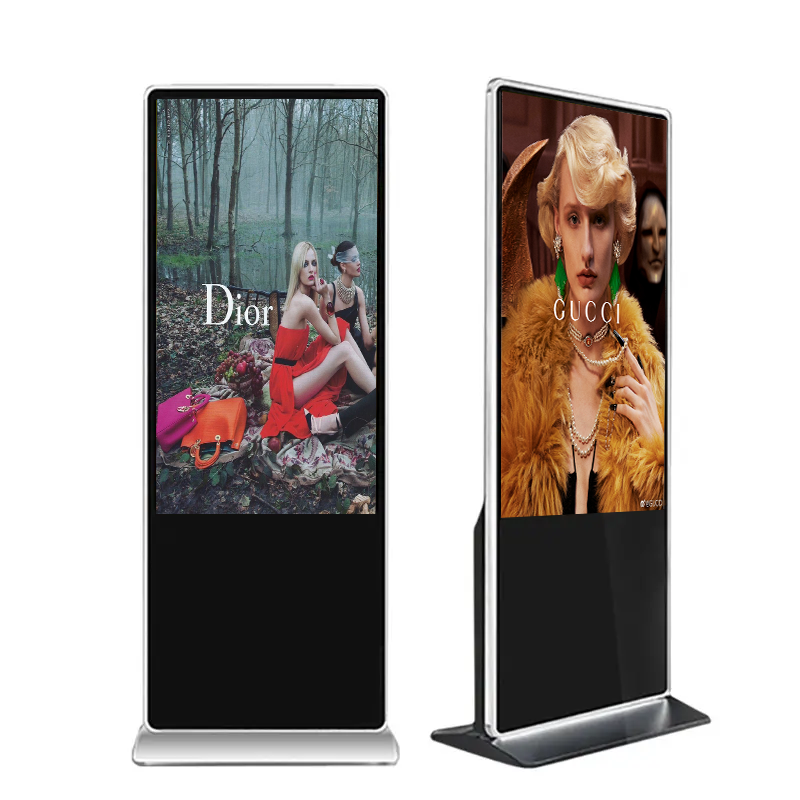 Floor Standing 32/43/50/55/65 Inch Lcd Advertising Player 4k Vertical Monitor Totem Touch Screen Kiosk Display Digital Signage