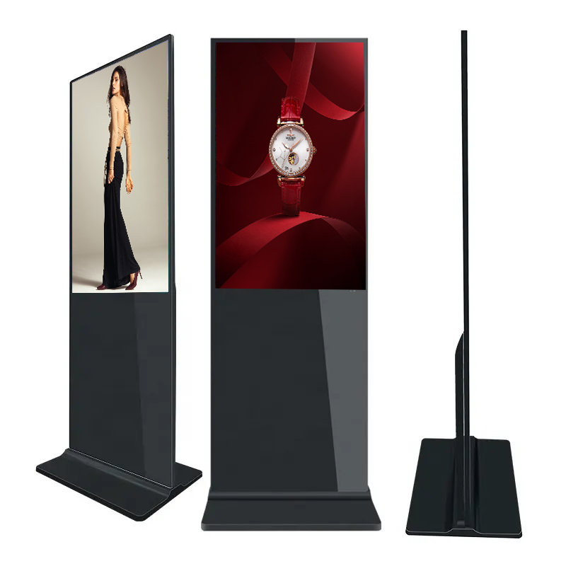 Floor Standing 32/43/50/55/65 Inch Lcd Advertising Player 4k Vertical Monitor Totem Touch Screen Kiosk Display Digital Signage