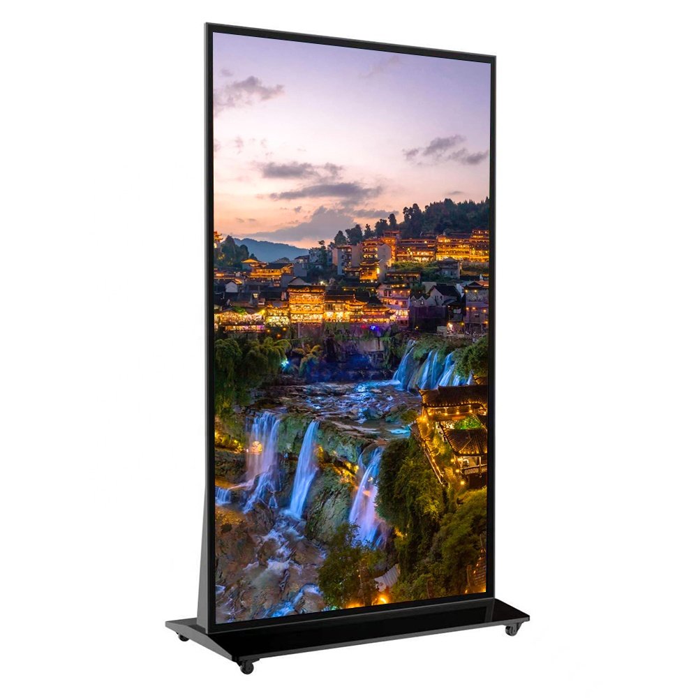 VISIGN 65 75 86 inch LCD Digital Signage and displays HD Poster lcd kiosk 4k indoor advertising player HD touch screen kiosk