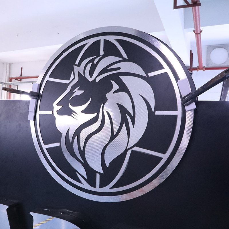 304 Fabricate Non-Luminous Alphabet Mirror Flat Cut Stainless Steel Sign for Advertising Board