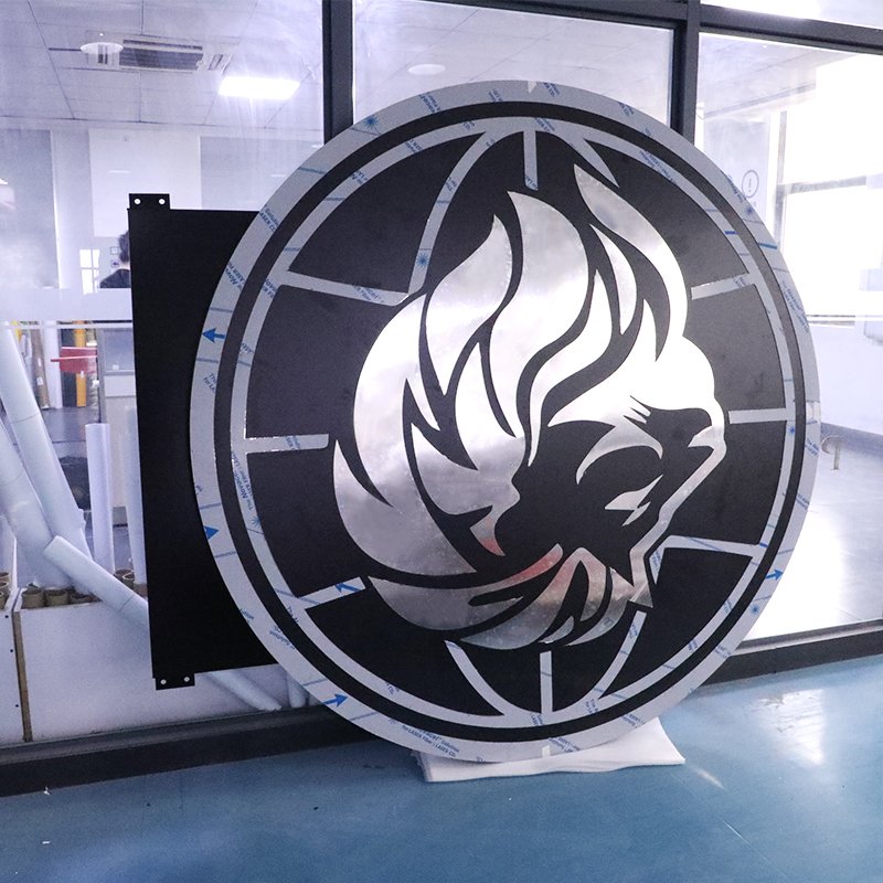 304 Fabricate Non-Luminous Alphabet Mirror Flat Cut Stainless Steel Sign for Advertising Board