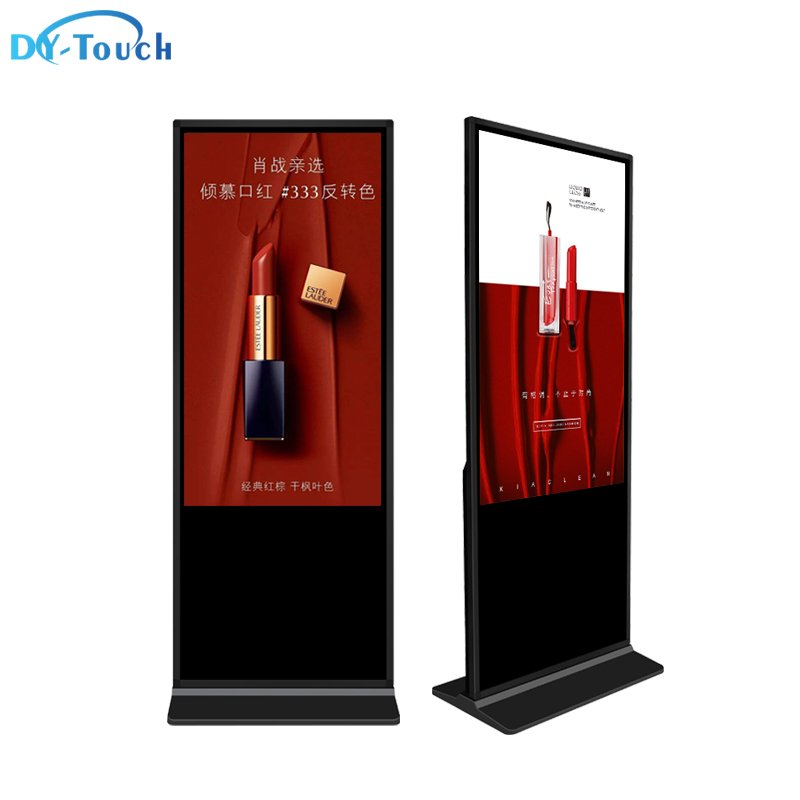 55 inch indoor screen Led Standing Video Display Advertising Board Poster Display Product