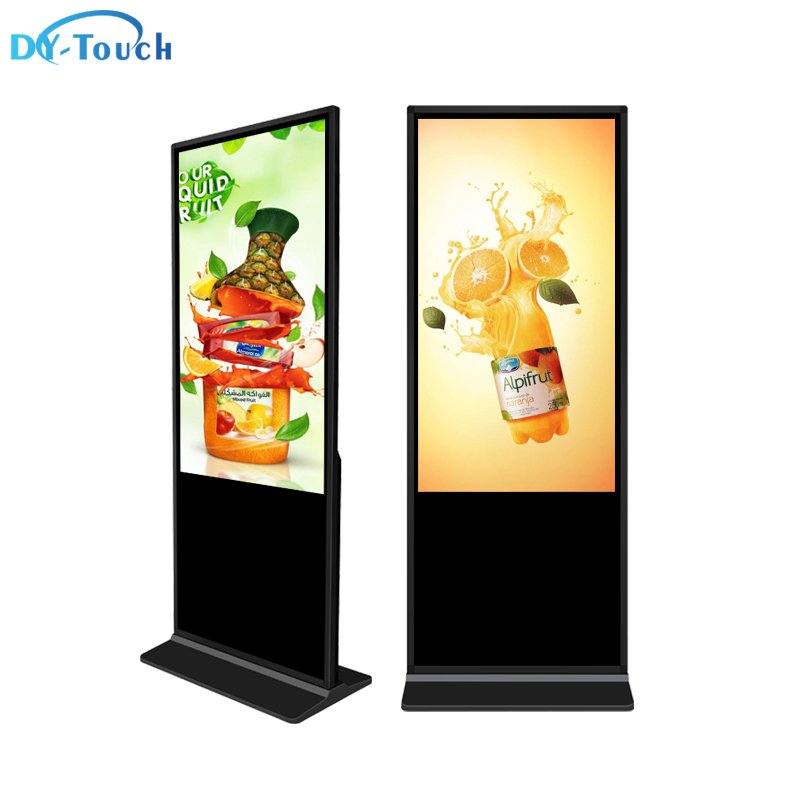 55 inch indoor screen Led Standing Video Display Advertising Board Poster Display Product