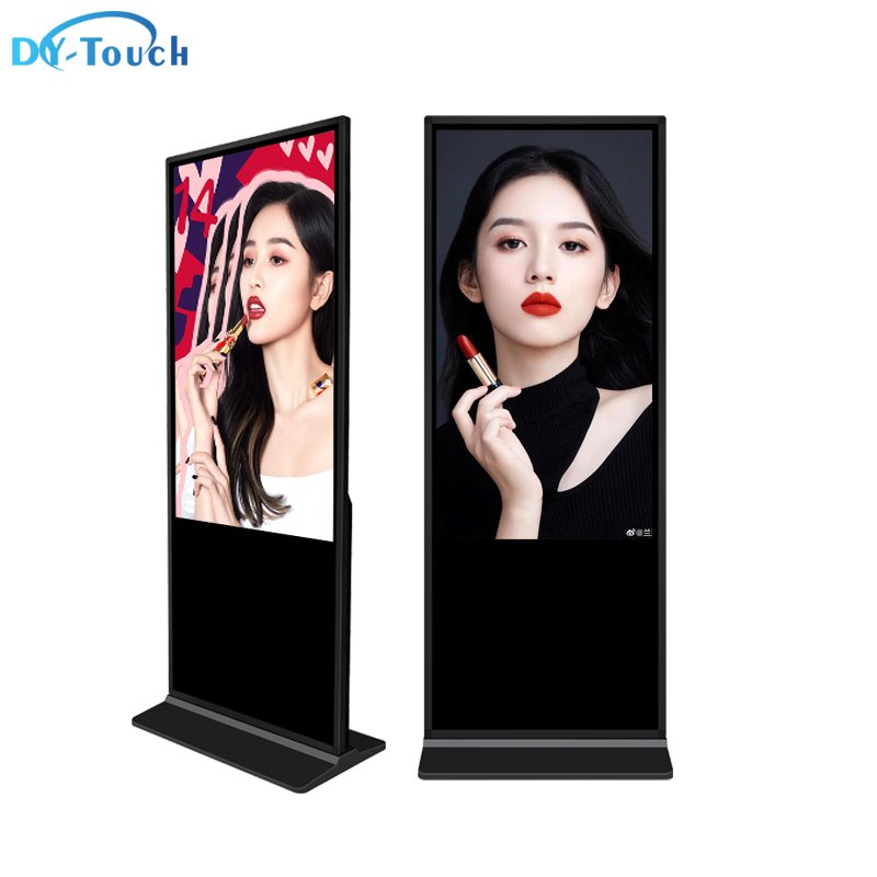 55 inch indoor screen Led Standing Video Display Advertising Board Poster Display Product