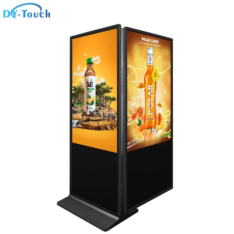 55 inch indoor screen Led Standing Video Display Advertising Board Poster Display Product