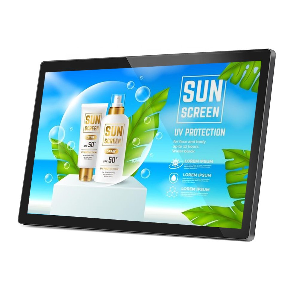 Factory price 43 inch touch screen wall mounted lcd digital signage android lcd wifi advertising display for supermarket