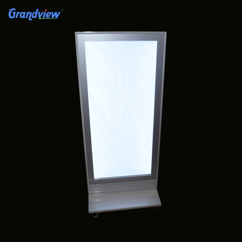 Advertising LED Scrolling Steel Lightbox Advertising Street Board