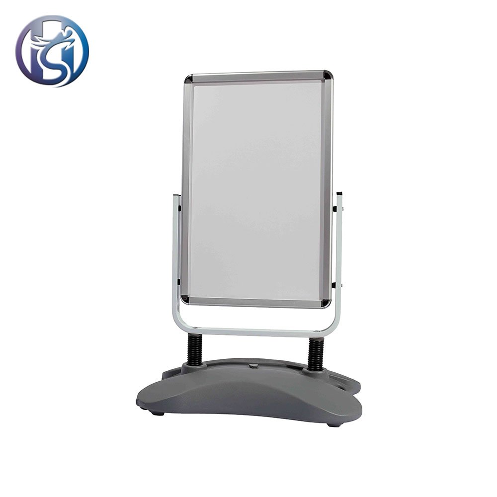 Outdoor double side aluminum water base pavement sign custom outdoor waterbase advertising sign board