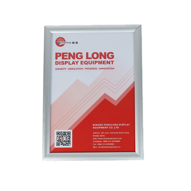 A1/A2/A3/A4/A5/B1/B2 Aluminum Silver Snap Frame wall mounted Poster Frame Advertising Board