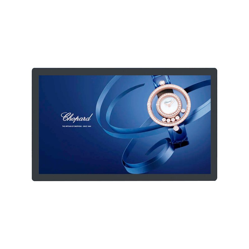new design 65 inch wall mount retail advertising advertising digital sinage usb plug and play menu poster
