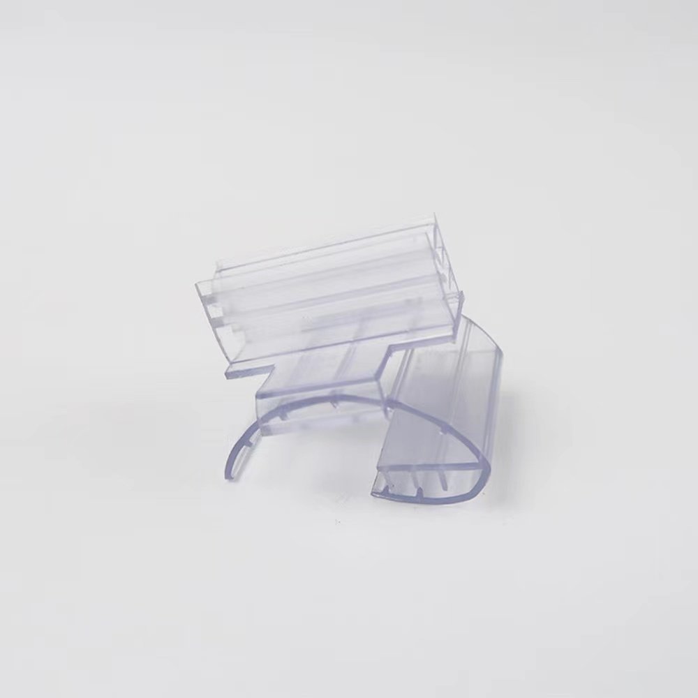 Plastic Shelf Talker Gripper Sign Holder Price Tag Display Clamp for Supermarket channel advertising promotion card tag KT board