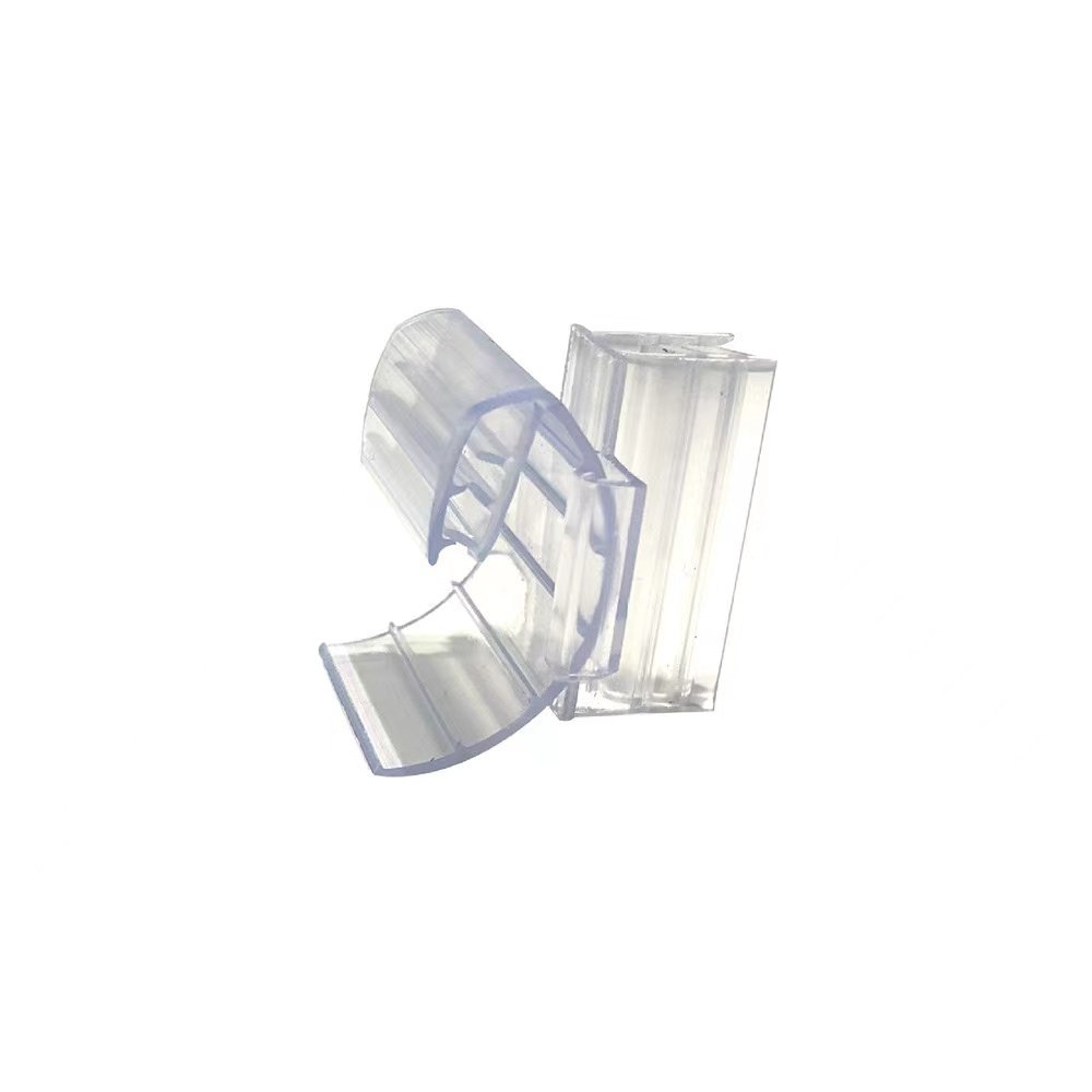 Plastic Shelf Talker Gripper Sign Holder Price Tag Display Clamp for Supermarket channel advertising promotion card tag KT board