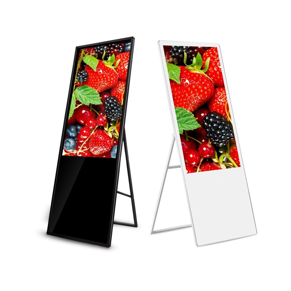 Smart Advertising Players Screen Board Digital Signage and Displays Portable Digital Poster LCD Signage Android Kiosk