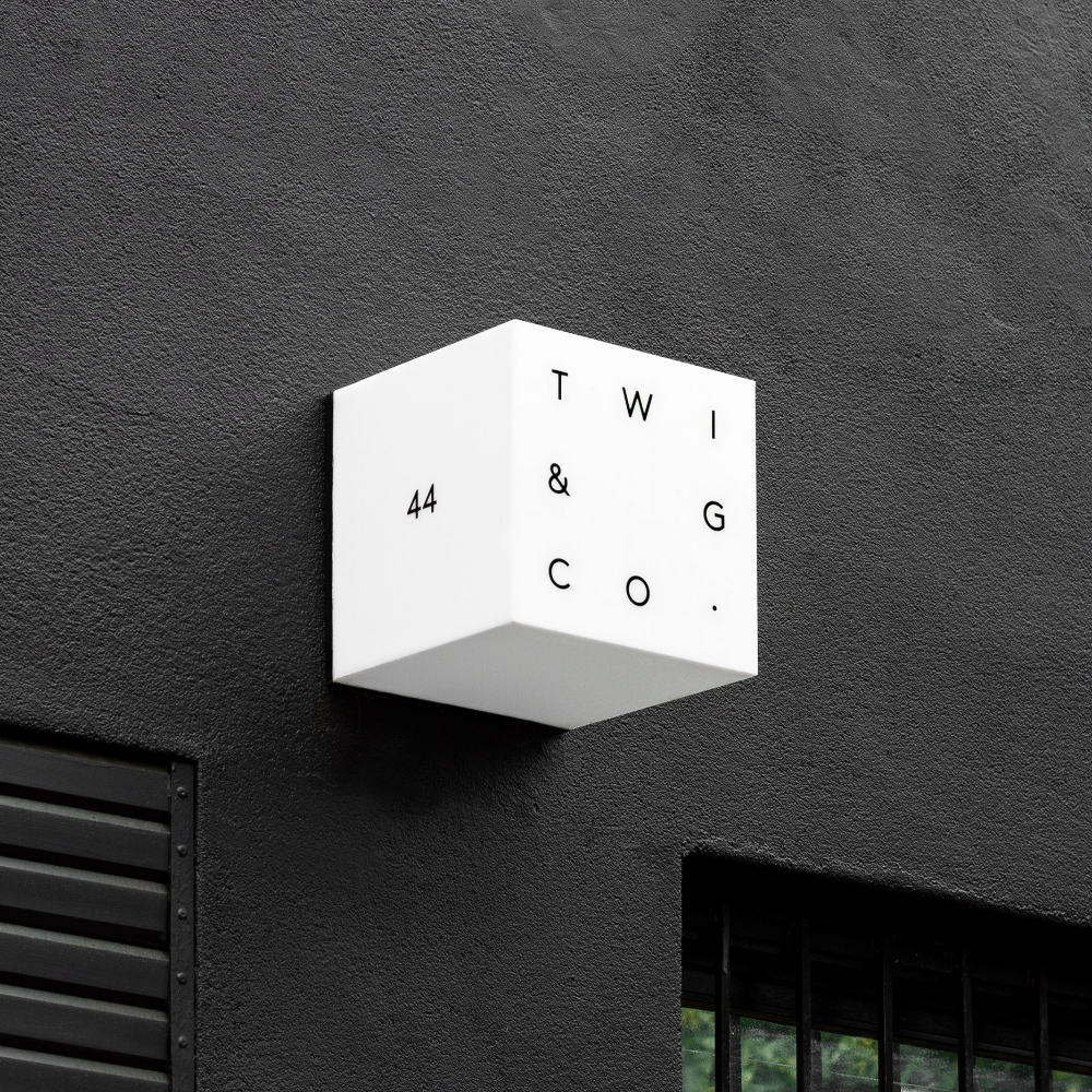 Outdoor Round Acrylic Light Box Sign Display Led Lightbox Wall Metal Frame Signage Signboard 3D letter Advertising Sign Board