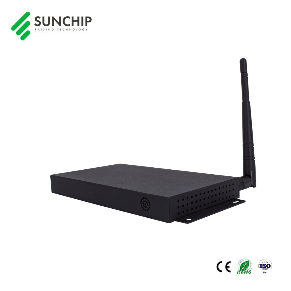 RK3399 A72 A53 Indoor advertising digital signage media player box for digital menu boards