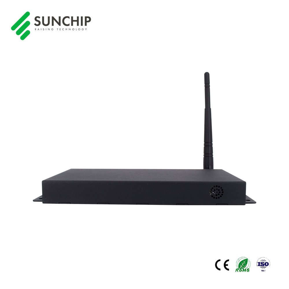 RK3399 A72 A53 Indoor advertising digital signage media player box for digital menu boards