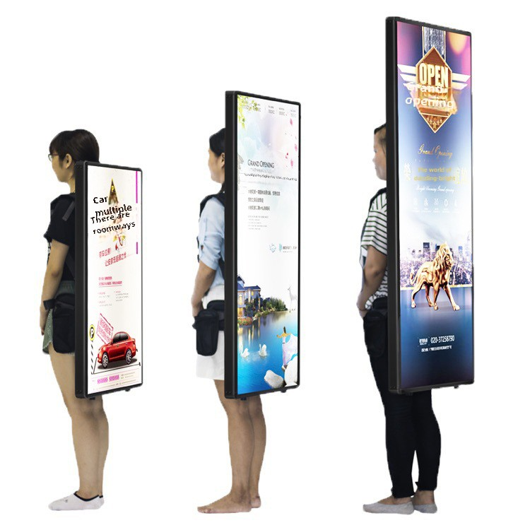 Outdoor Waterproof LED Backpack for Human Billboard Advertising Factory Wholesale Made from Aluminium