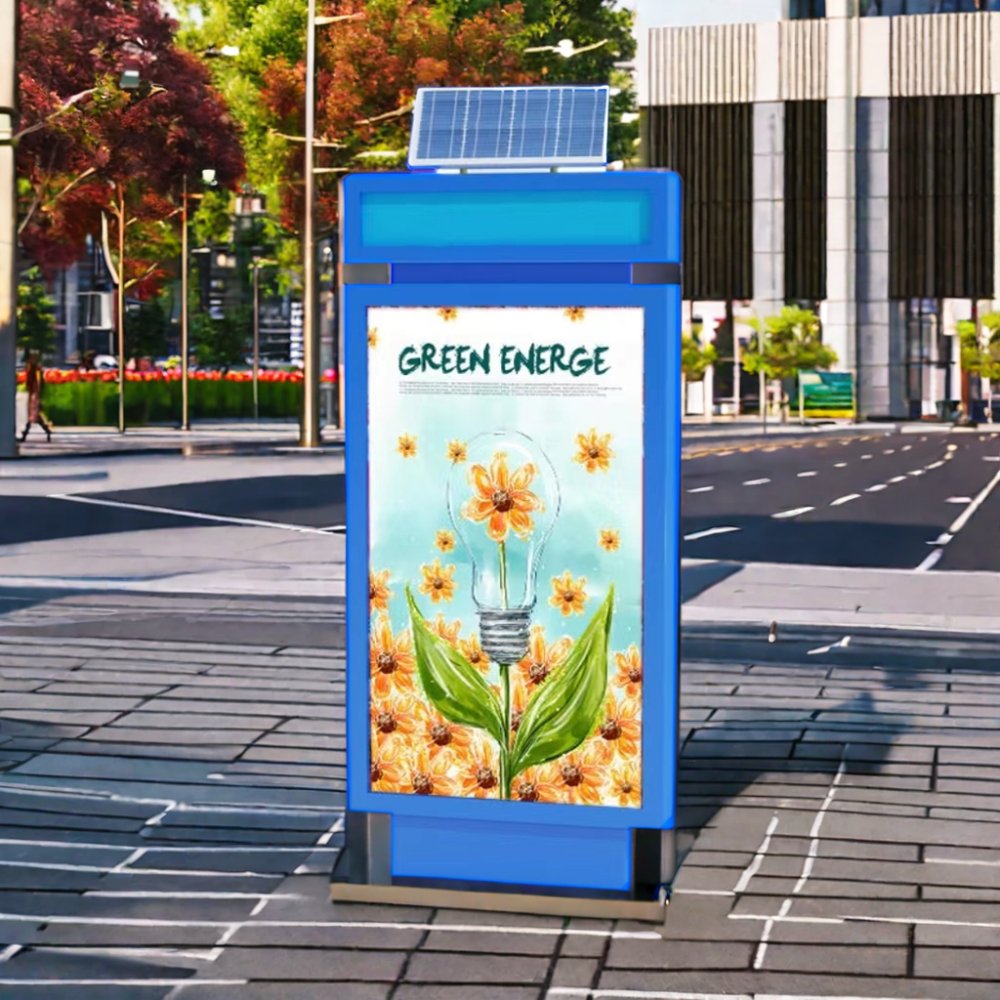 Aluminum and led light board with street bus outdoor use for exhibition advertising solar light box.