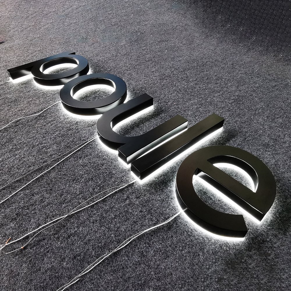 Outdoor Exterior Custom 3D Logo Office Indoor Business Wall Sign Board Interior Office Signage 3D Channel Letter Signage