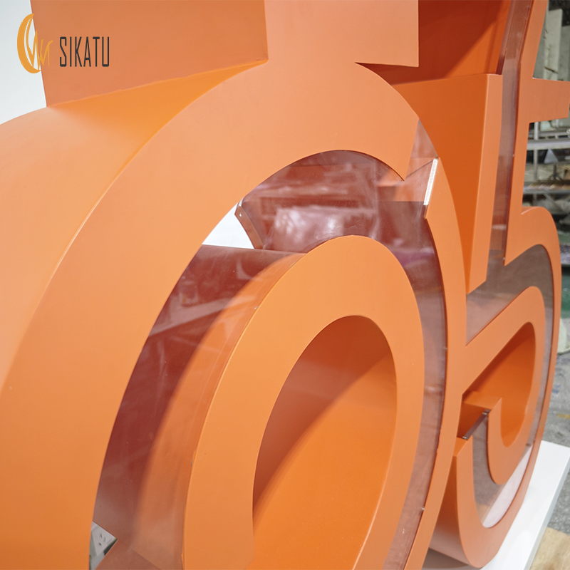 Outdoor Stainless Steel Acrylic Commercial Shopping Mall Pylon Sign Board Design Advertising City Name Welcome City Sign