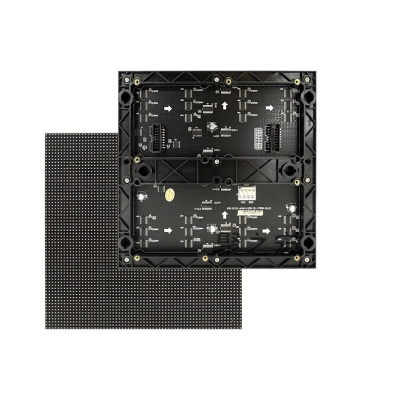 P3 indoor LED matrix panel, 64x64 display for advertising signage, a full-color RGB programmable screen module (192x192 mm)