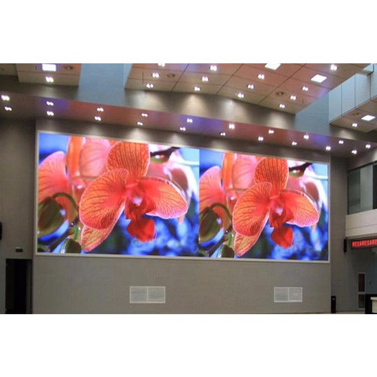 P3 indoor LED matrix panel, 64x64 display for advertising signage, a full-color RGB programmable screen module (192x192 mm)
