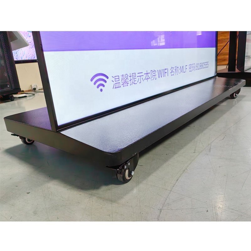 100" 85" 75" 4k monitors totem led/LCD display smart board kiosk stands Advertising screen digital signage and displays for mall