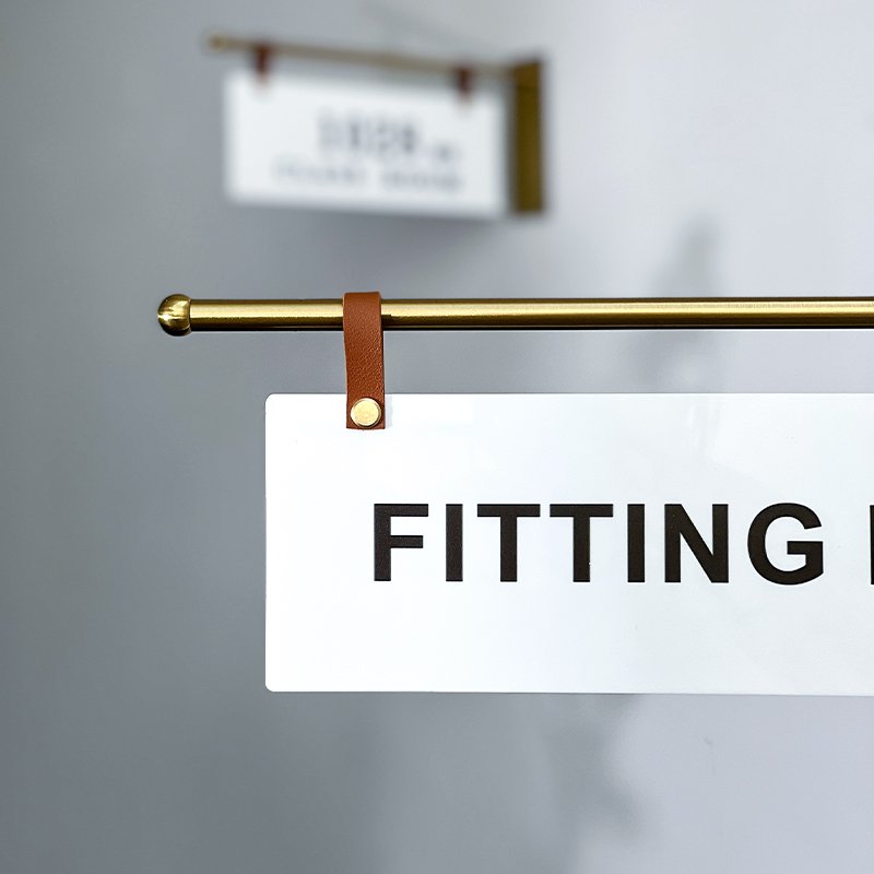 Double sided side hanging metal sign door signs, customized door signs, studio door signs and advertising boards