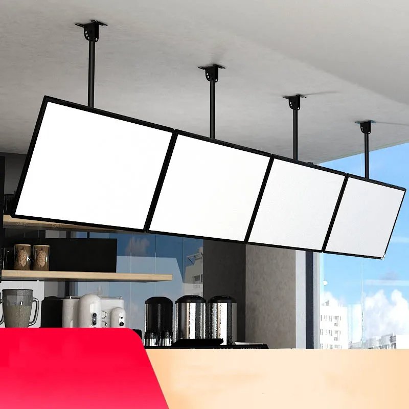 Ultra Slim A1 A2 Led Restaurant Menu Board Advertising Poster Display Aluminum Frame Led Glass Light Box
